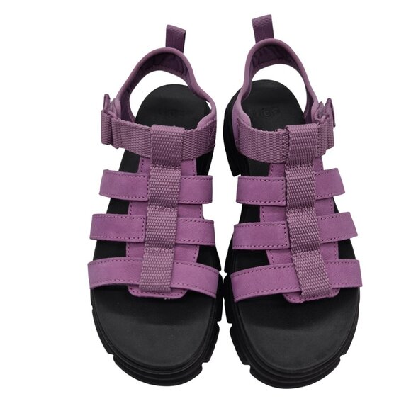 UGG womens  Sandals Size 6 Ashton Multistrap Pink Fuchsia Comfort Summer (41) - Picture 10 of 12